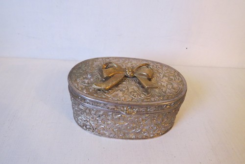 Vintage silver tone ornate - vintage,