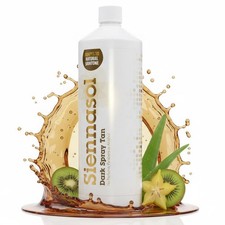 Siennasol Alcohol & Paraben Free Spray Tan Solution - 1 Litre - Dark (12% DHA)
