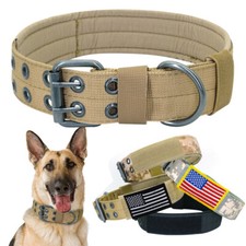 Military Tactical Dog Collar Large Breeds Training Collar for German shepherd 