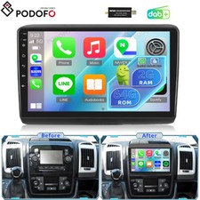 DAB+ Car Stereo Radio Android 15 GPS 2+64G For Fiat Ducato/Peugeot Boxer/Citroen