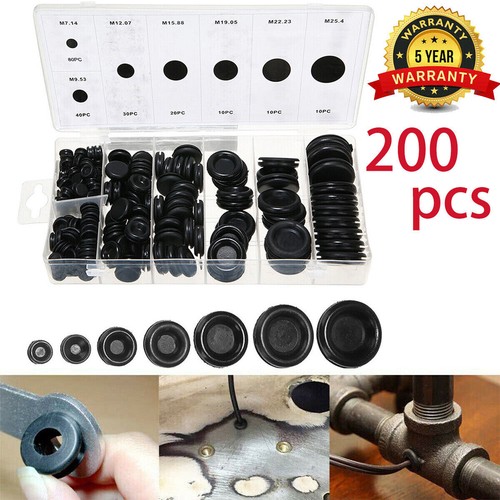 200pcsassorted size rubber - size,