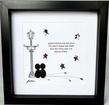 Pebble Art Couple Friendship