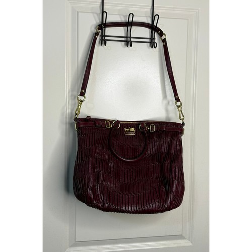 Vintage maroon coach - vintage,