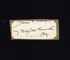 Victorian autograph taylor - autograph:, j