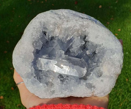 Celestite geode - geode, (large)