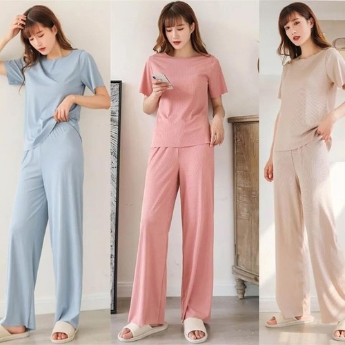 Womens soft lounge pyjama - soft, set