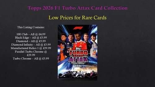 Topps formula 2026 turbo - topps, 1