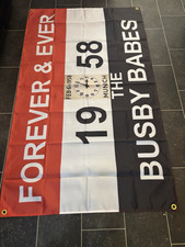 Manchester United Flag (3x5ft) Busby Babes Man Utd Flag MUFC