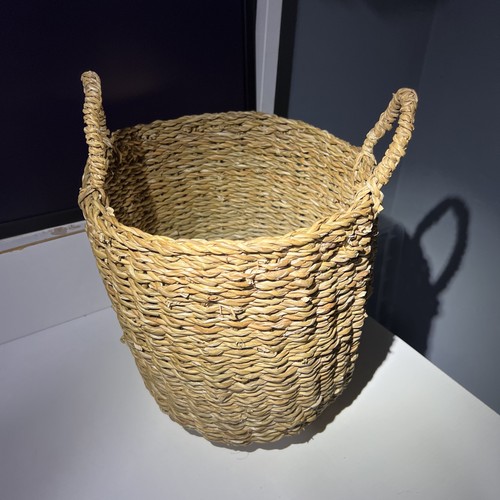 Seagrass storage basket - seagrass, round