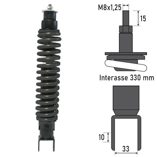 Rear shock absorber piaggio - absorber,