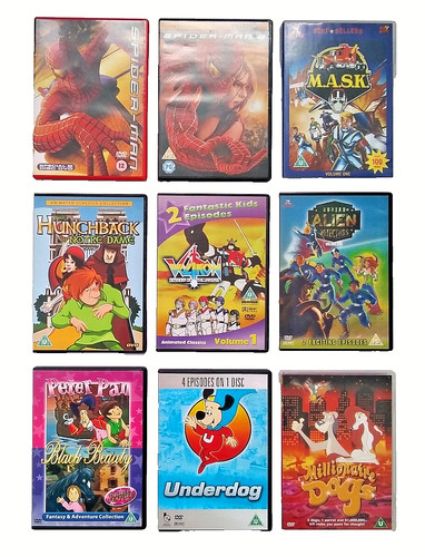 Kids dvds bundle - job, lot
