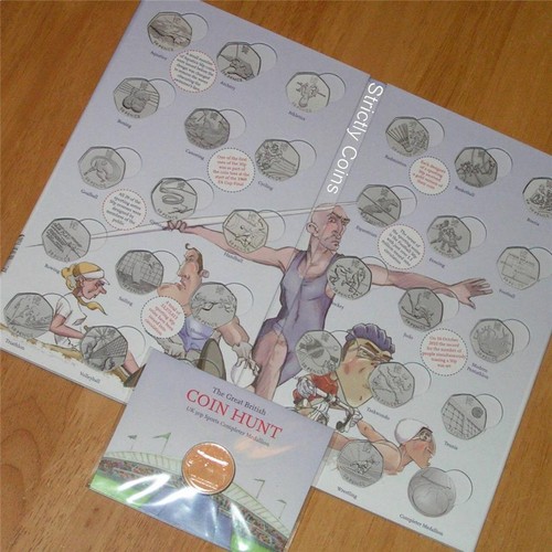 Olympic 50p sport album - 50p,