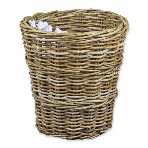 Waste paper bin - grey, &