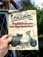 2000 Piaggio Vespa Scooter Factory Parts Catalog Manual