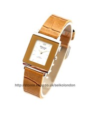 Omax Ladies White Dial Watch