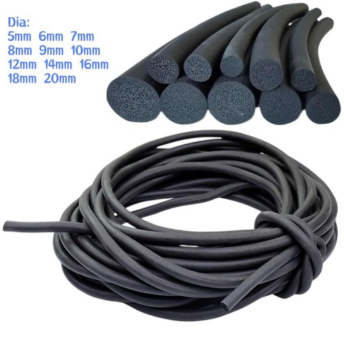Sponge cord black - cord, epdm