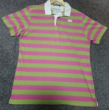 Canterbury New Zealand Retro style Rugby Shirt Size XL, Pink/green Vgc.
