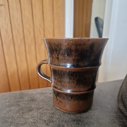 Studio pottery mug - a,