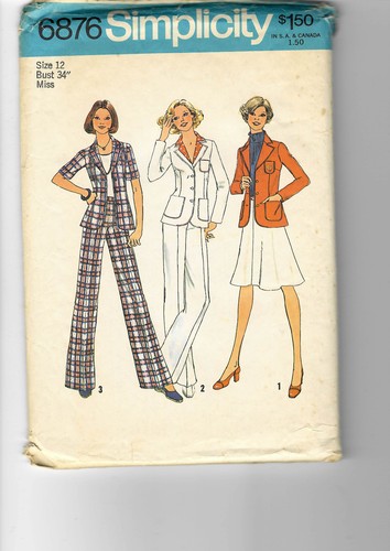 Simplicity 6876 misses jacket - simplicity,