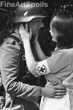 German officer with a nurse