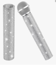 Faux Microphone Prop Sparkly