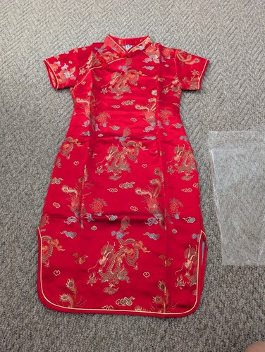 Chinese red childrens girls - red,