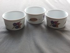 3 x Royal Worcester Evesham