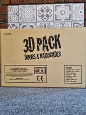 Zombicide 3D Pack Door And Barricades Expansion Terrain - 100% Complete