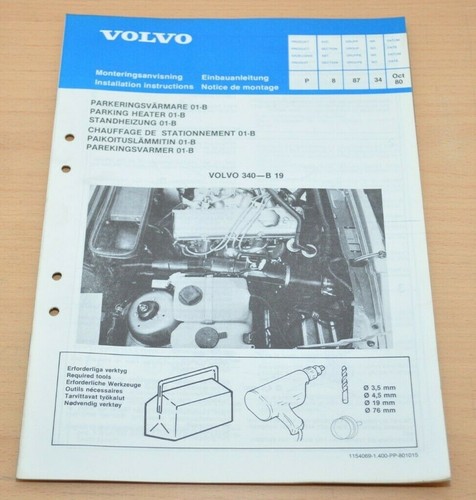 Volvo 340 b19 standheizung - volvo,