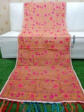 Phulkari Dupatta - Wedding Festivities Haldi Indian/Pakistani/Punjabi Handmade 