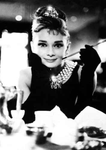 Audrey hepburn monochrome - hepburn,