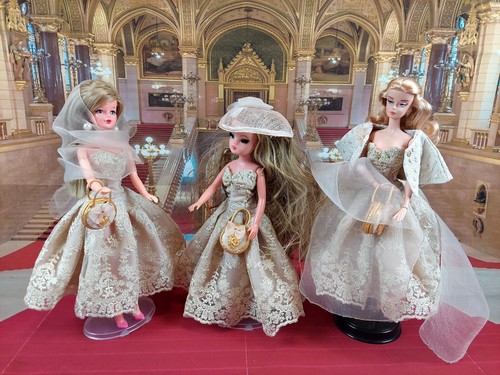 Gold outfit for - outfit, doll