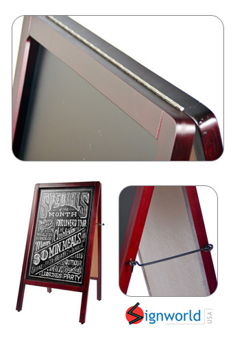 Double sided sidewalk sign - sided,