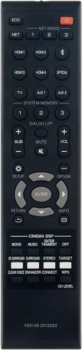 Fsr145 zr15250 replaced remote - replaced,