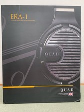 Quad Era-1 Planar Diaphram Headphones Black With Stand