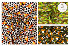 Football Print 100% Cotton