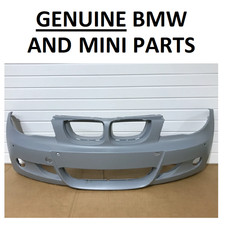 GENUINE BMW E81, E87, 1 Series Front Bumper Primed, M Trim 51117837421. PDC.