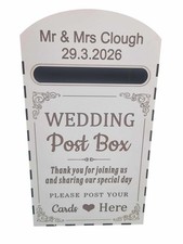 Post box Personalised  Wedding