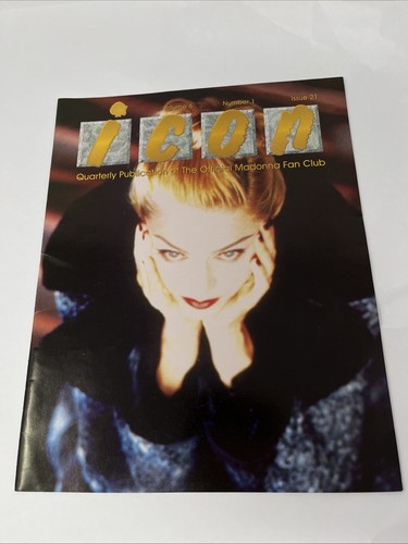 Madonna icon fan club magazine - madonna,
