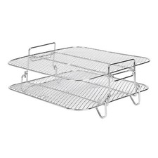 Air Fryer Rack for  5.5L Air Fryer, 2 Tier Air Fryer Grill/Shelf/Dehydrator8452