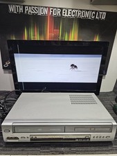 K845 Daewoo SH-9810P VHS Player Recorder Dvd Player Full Working Order No Remote