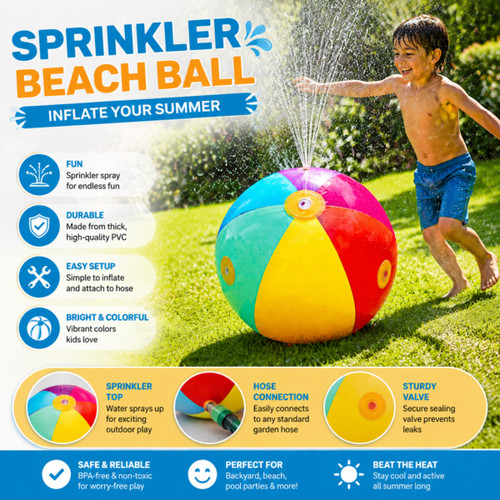 Inflatable sprinkler beach - inflatable,