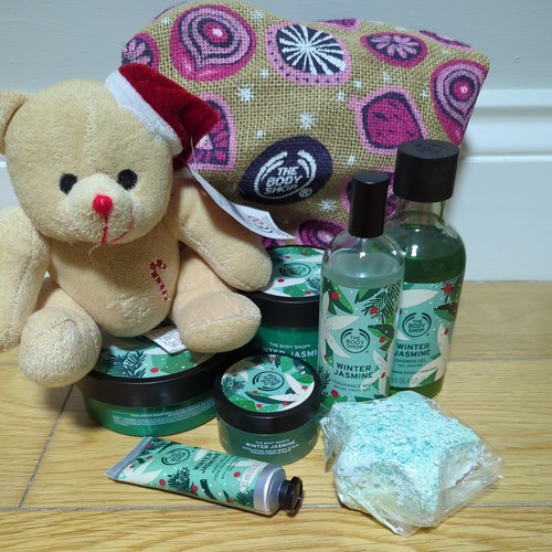 Body shop winter jasmine gift - body,