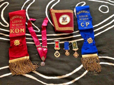 RAOB Royal Antediluvian Order of Buffaloes Freemason Sashes/Medals Cuffs Masonic