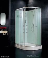 Full Hydra Shower Cabin Enclosure Cubicle & Tray No Steam 1200 x 800 Left Right