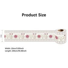 Self-adhesive Wall Border Stickers Waist Line Wallpaper Skirting Line 10cm*240cm