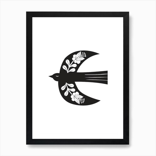 Large folk bird - large, art