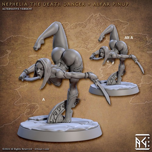 Female elf nephelia the death - female,
