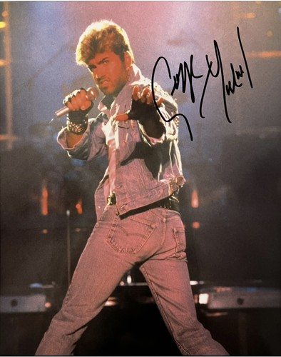 George michael wham signed - wham,