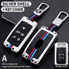 Metal Key Cover Fob Case With